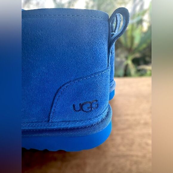 🔥🔥UGG NEUMEL SUEDE SHEARLING LINED CHUKKA ANKLE BOOTS MEN YOUTH 5 WOMEN  7 - Picture 16 of 16